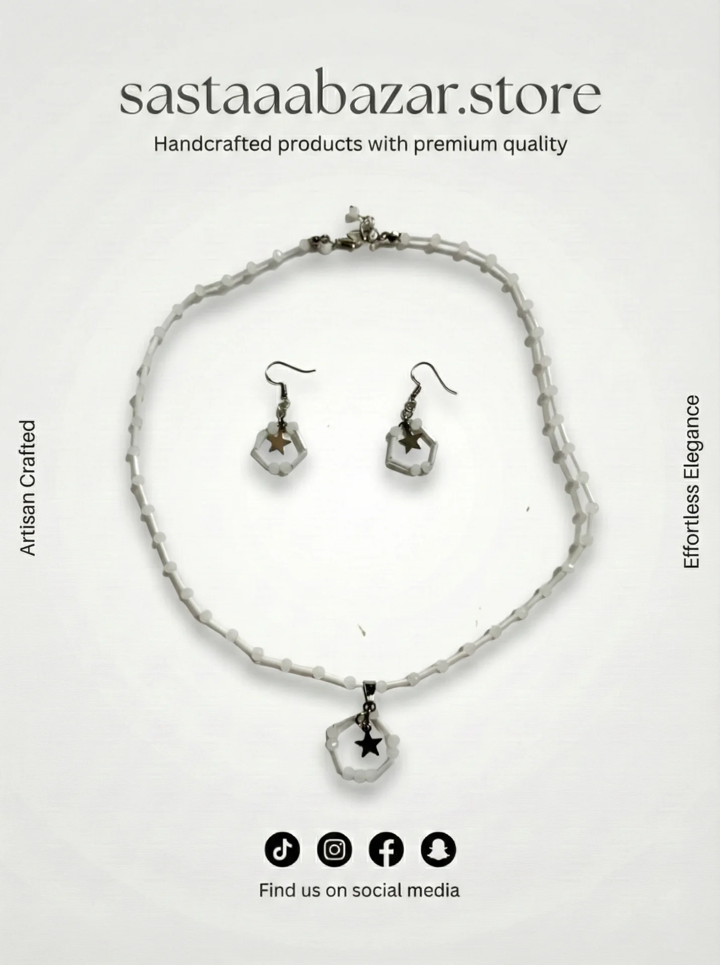 Celestial Star Crystal Jewelry Set